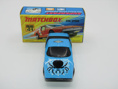 Matchbox Superfast RN VIII Black Widow Black Windows