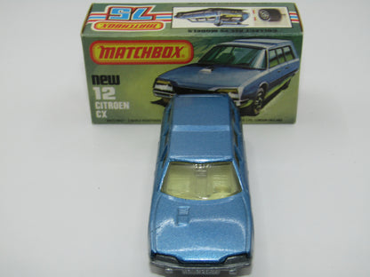 Matchbox Superfast 12C Citroen CX CREAM Interior