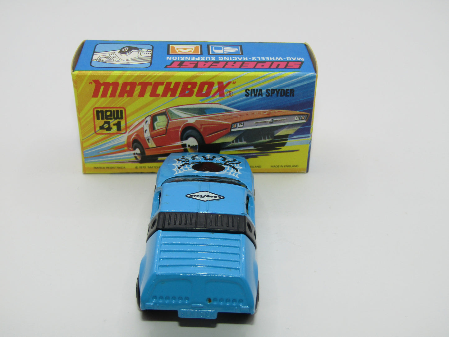 Matchbox Superfast RN VIII Black Widow Black Windows