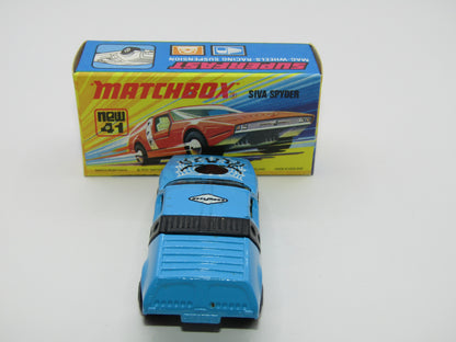 Matchbox Superfast RN VIII Black Widow Black Windows