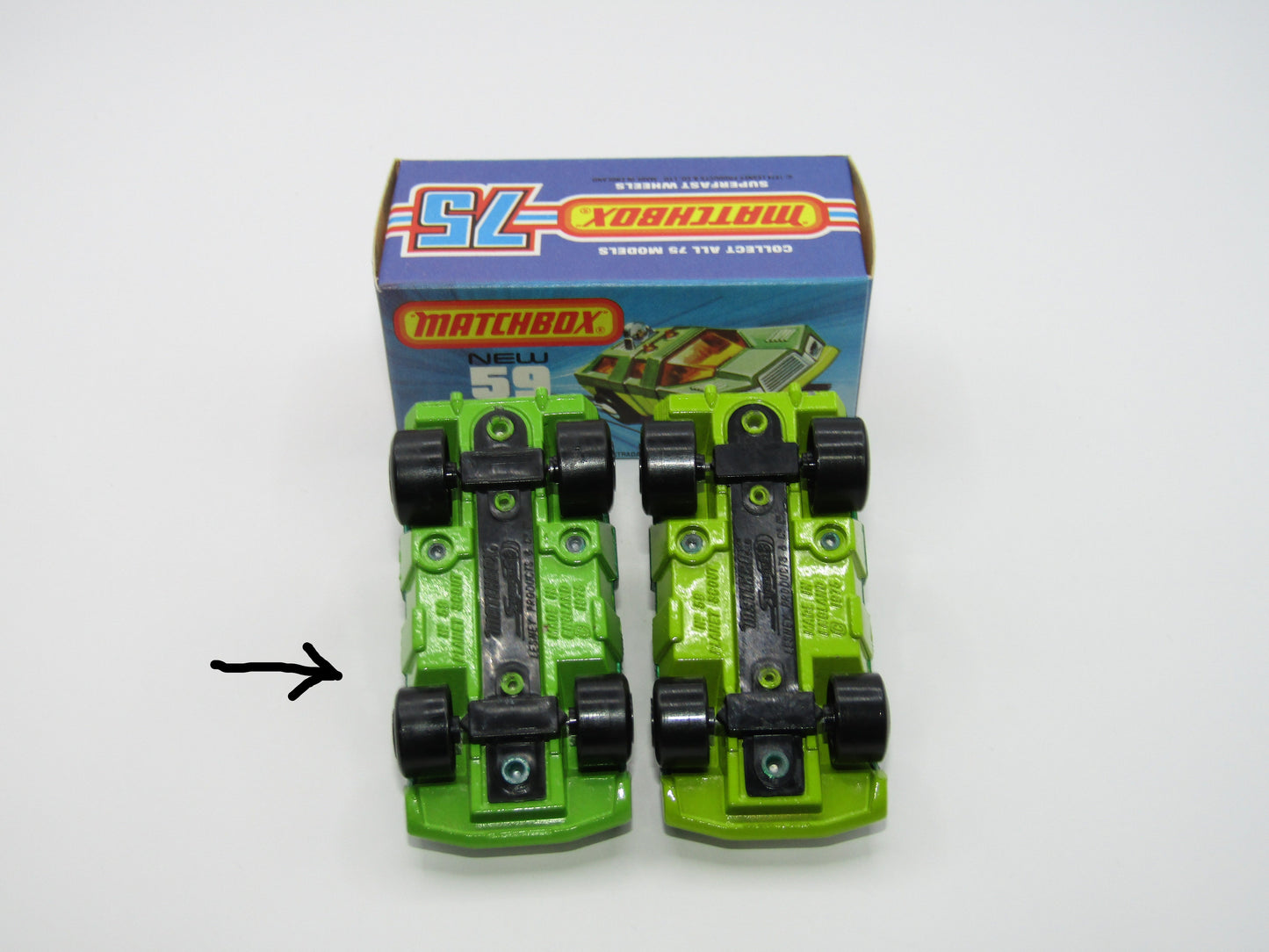 Matchbox Superfast 59C Planet Scout DARK GREEN base