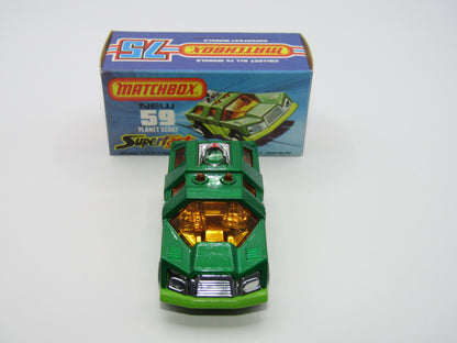 Matchbox Superfast 59C Planet Scout DARK GREEN base