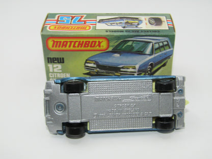 Matchbox Superfast 12C Citroen CX CREAM Interior