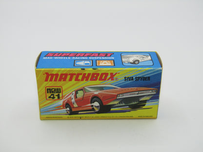 Matchbox Superfast RN VIII Black Widow Black Windows
