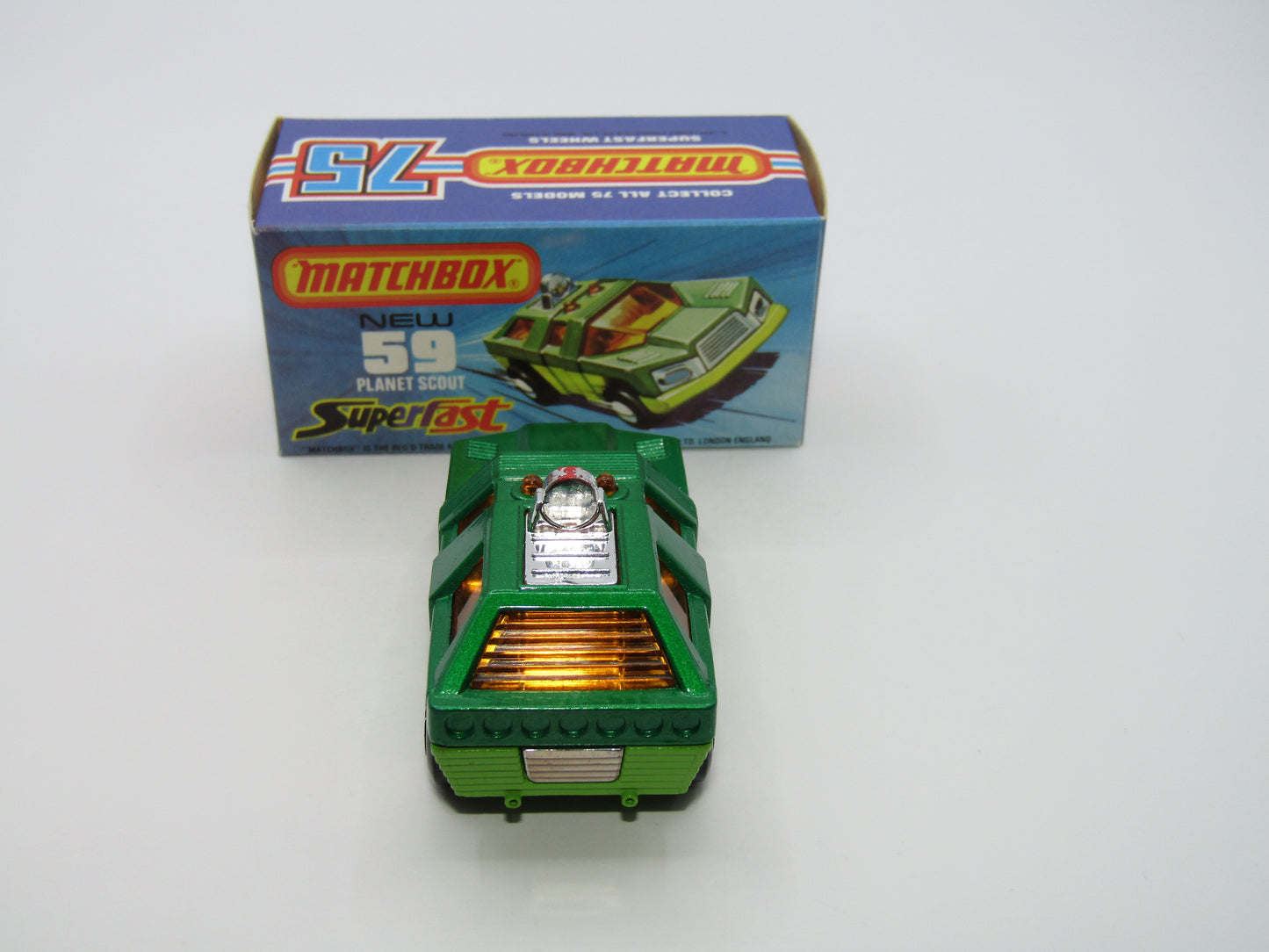 Matchbox Superfast 59C Planet Scout DARK GREEN base