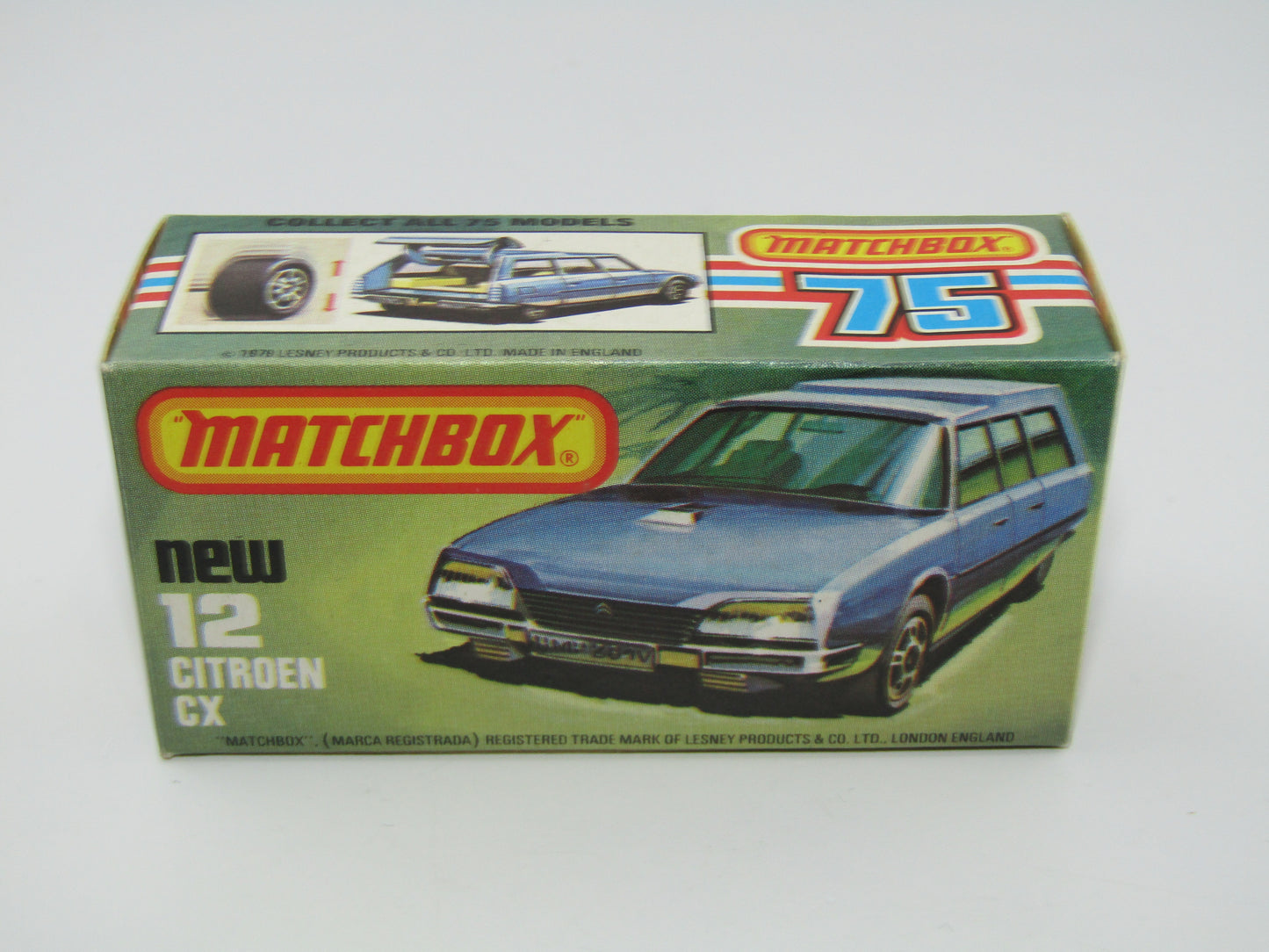 Matchbox Superfast 12C Citroen CX CREAM Interior