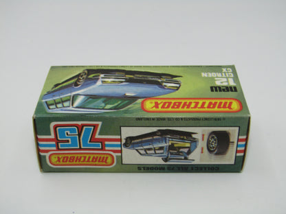 Matchbox Superfast 12C Citroen CX CREAM Interior