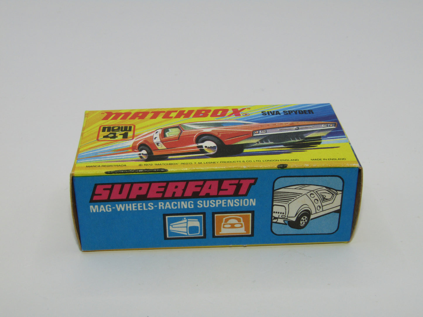 Matchbox Superfast RN VIII Black Widow Black Windows