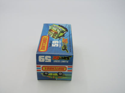 Matchbox Superfast 59C Planet Scout DARK GREEN base