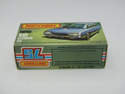 Matchbox Superfast 12C Citroen CX CREAM Interior