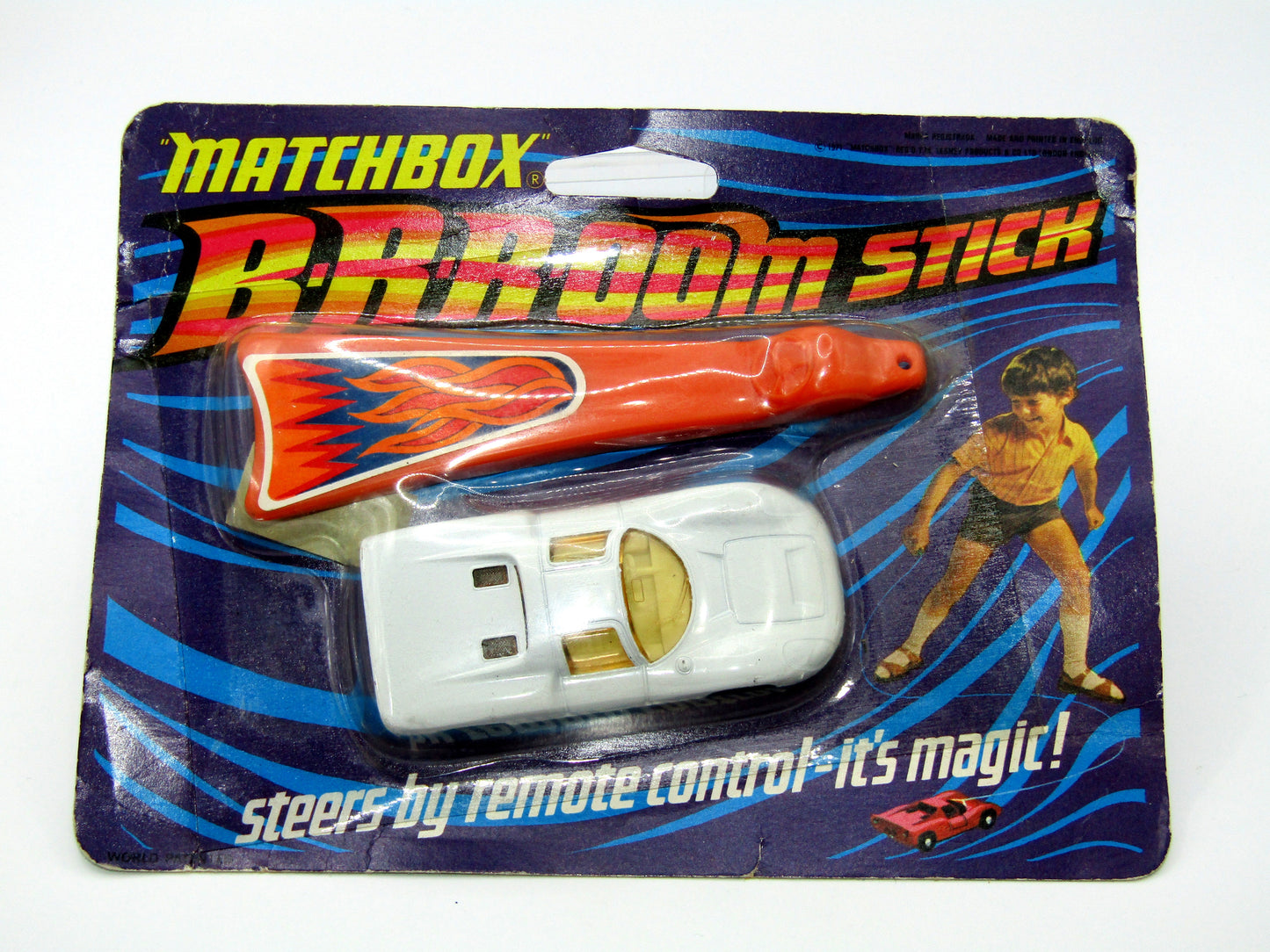 Matchbox Superfast Brrroom Stick Issue White Porsche 910