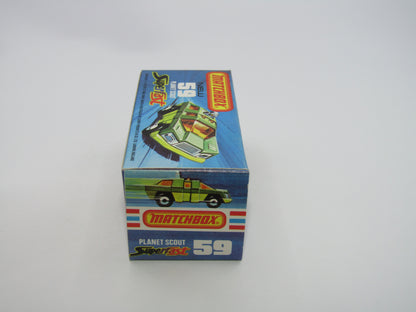 Matchbox Superfast 59C Planet Scout DARK GREEN base