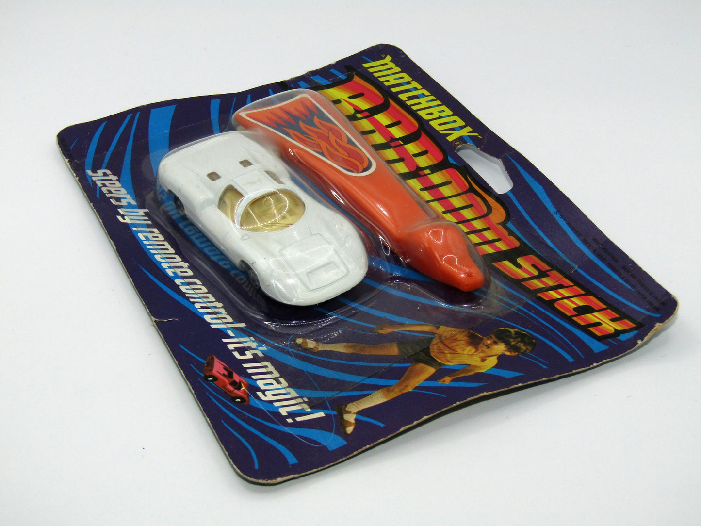 Matchbox Superfast Brrroom Stick Issue White Porsche 910