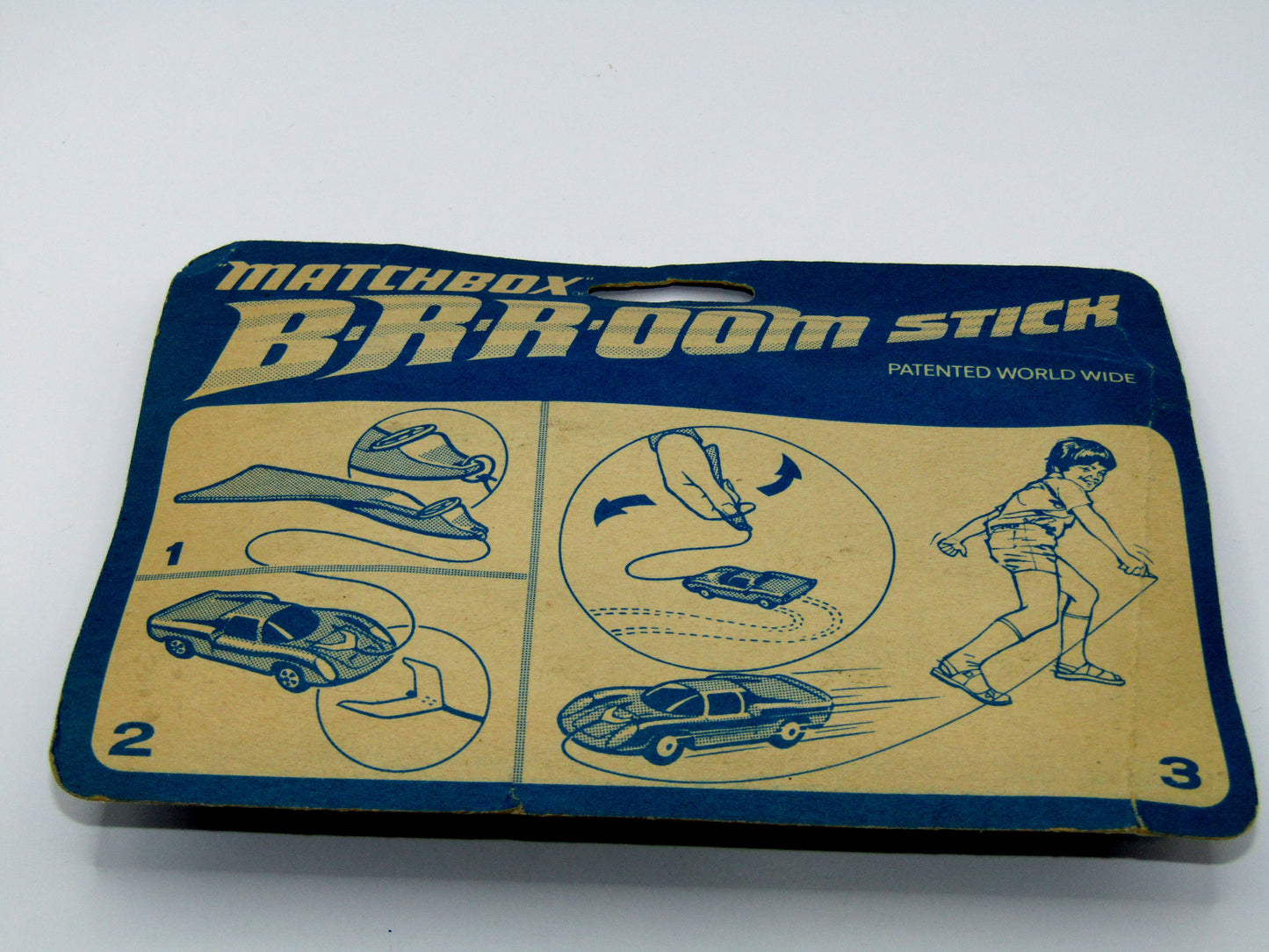 Matchbox Superfast Brrroom Stick Issue White Porsche 910