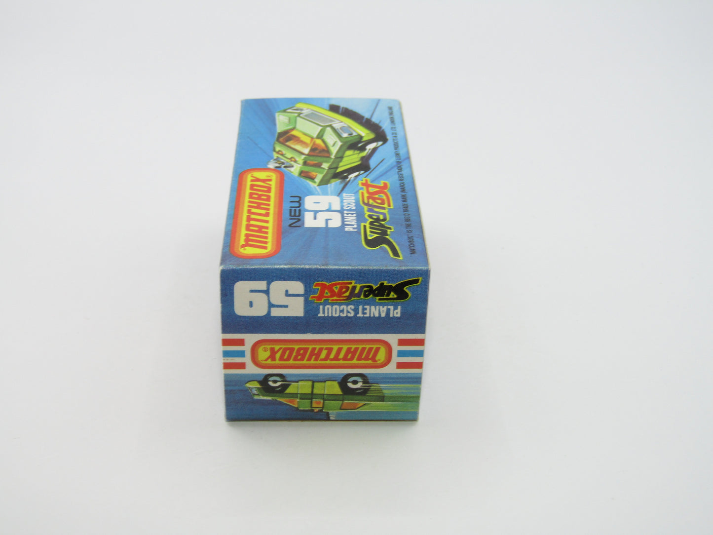 Matchbox Superfast 59C Planet Scout Metallic Green LIGHT AMBER Windows