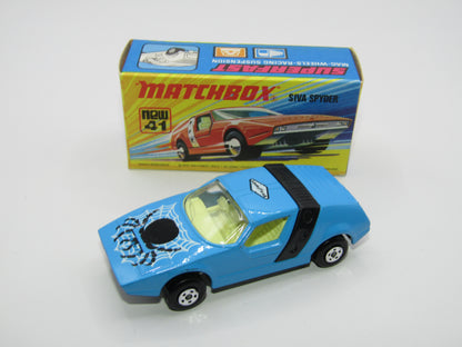 Matchbox Superfast RN VIII Black Widow CLEAR Windows