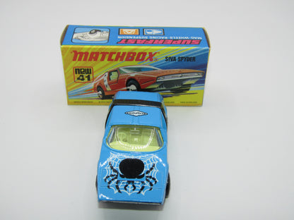 Matchbox Superfast RN VIII Black Widow CLEAR Windows