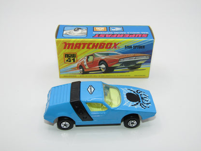 Matchbox Superfast RN VIII Black Widow CLEAR Windows
