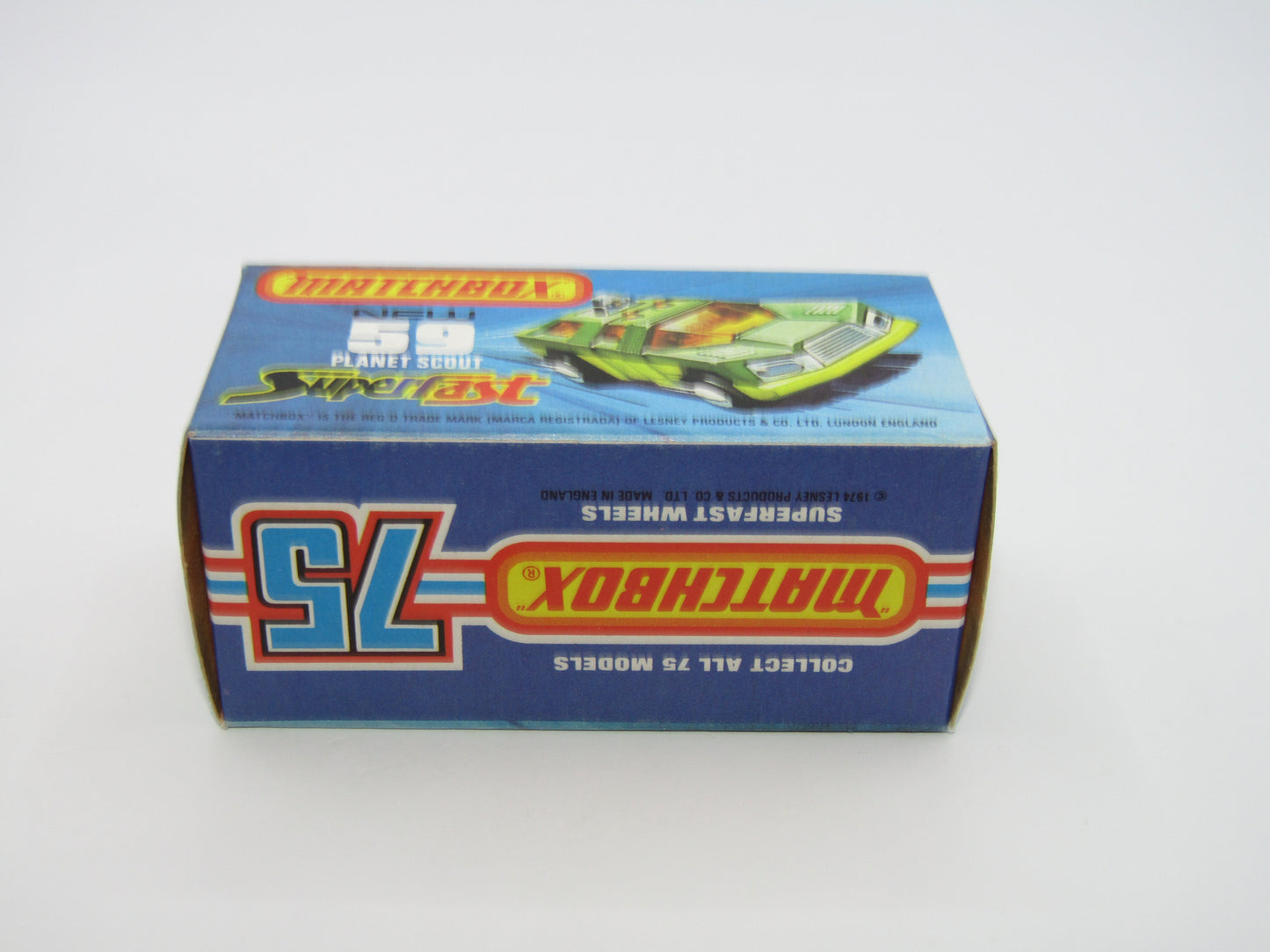 Matchbox Superfast 59C Planet Scout Metallic Green LIGHT AMBER Windows