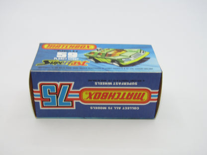 Matchbox Superfast 59C Planet Scout Metallic Green LIGHT AMBER Windows