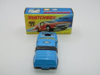 Matchbox Superfast RN VIII Black Widow CLEAR Windows