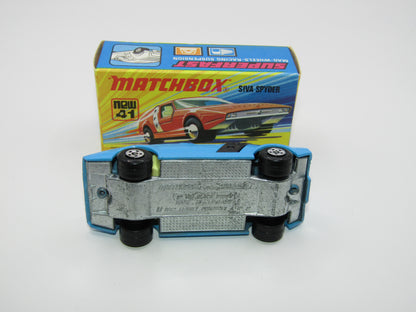 Matchbox Superfast RN VIII Black Widow CLEAR Windows