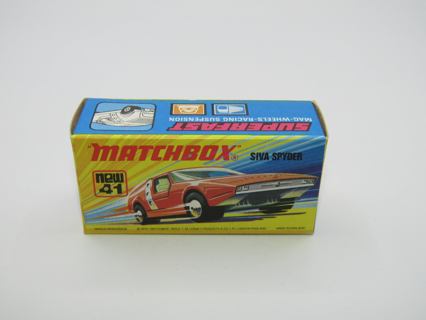 Matchbox Superfast RN VIII Black Widow CLEAR Windows