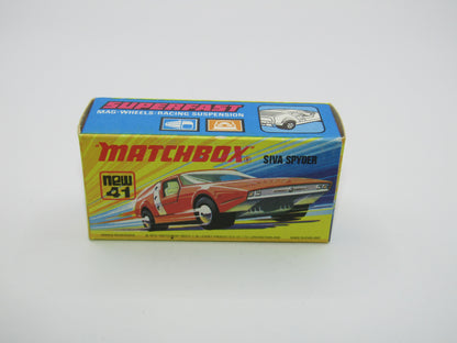 Matchbox Superfast RN VIII Black Widow CLEAR Windows