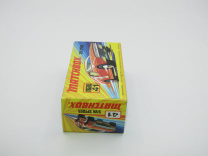 Matchbox Superfast RN VIII Black Widow CLEAR Windows