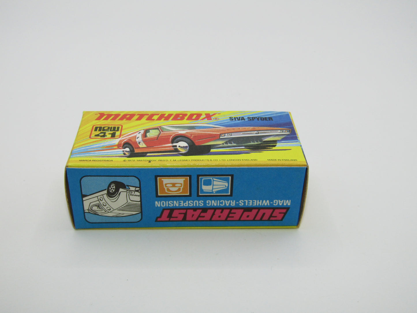 Matchbox Superfast RN VIII Black Widow CLEAR Windows