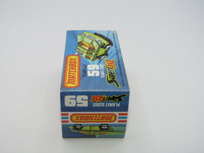 Matchbox Superfast 59C Planet Scout Metallic Green Apple Green Base