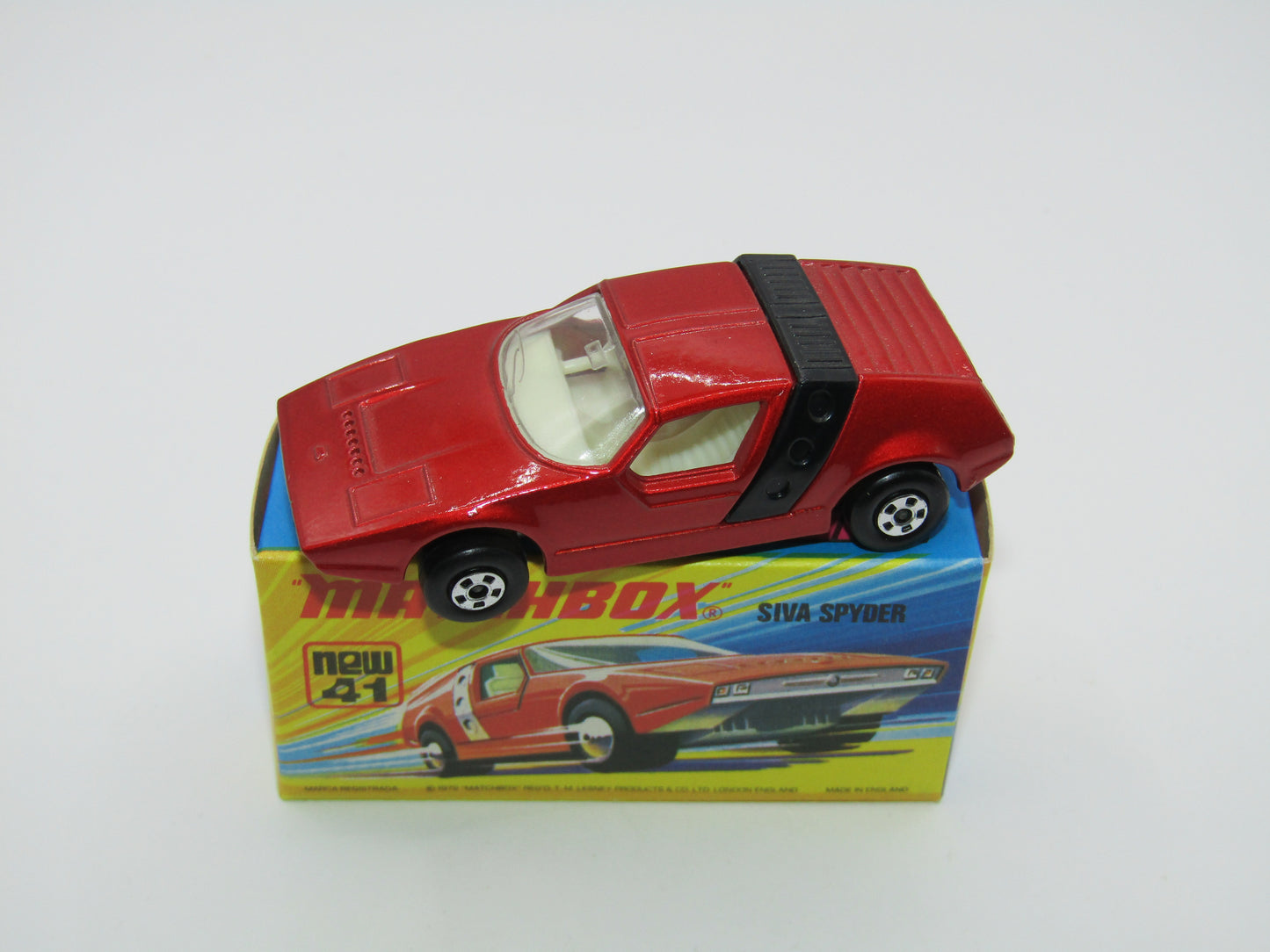 Matchbox Superfast 41B Siva Spyder Bronze IVORY Interior
