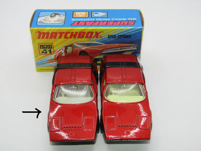 Matchbox Superfast 41B Siva Spyder Bronze IVORY Interior