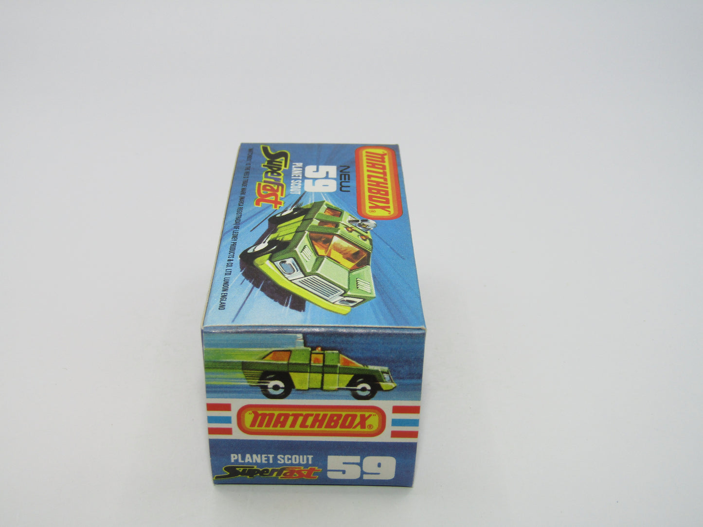 Matchbox Superfast 59C Planet Scout Metallic Green Apple Green Base