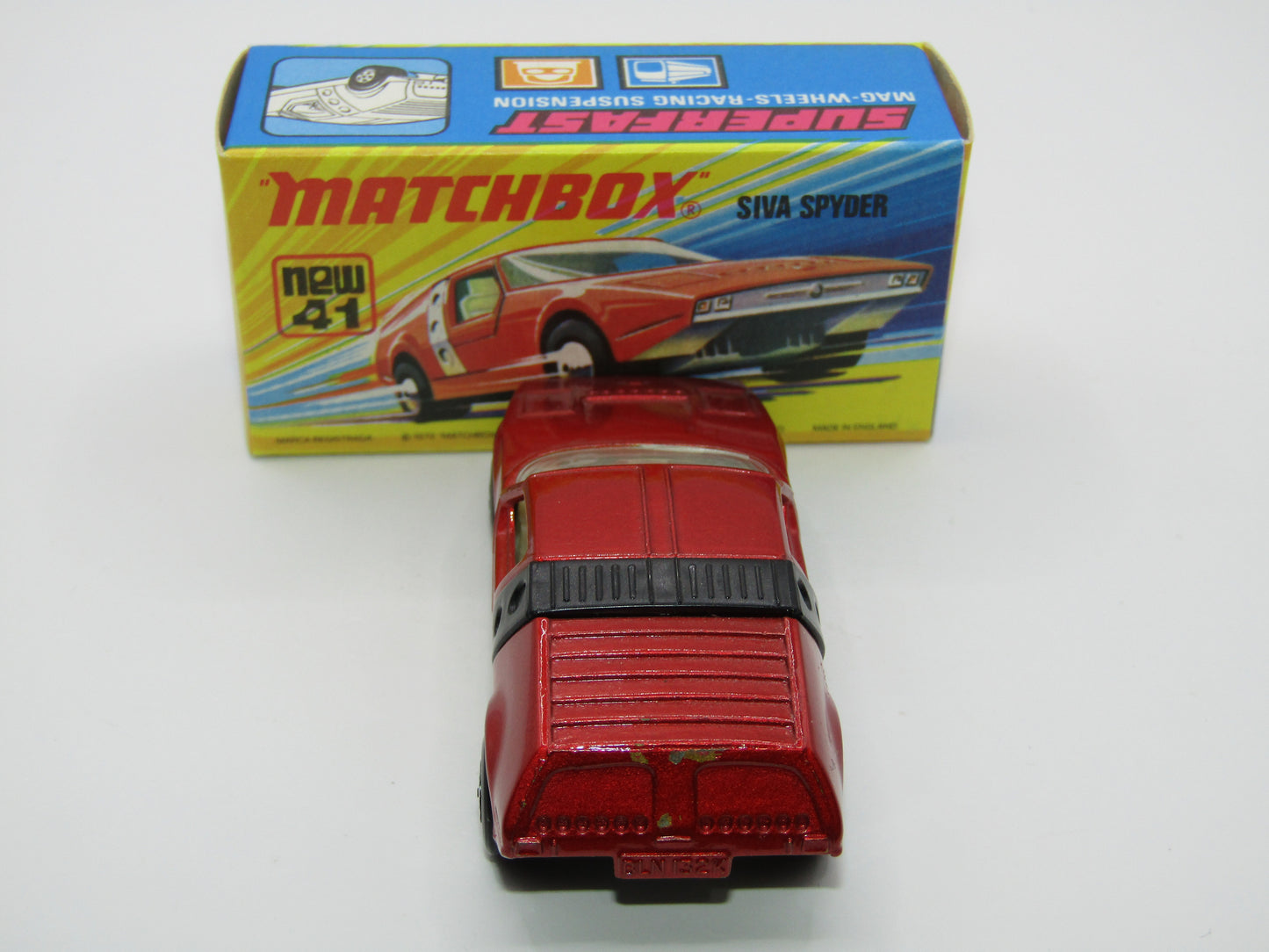 Matchbox Superfast 41B Siva Spyder Bronze IVORY Interior