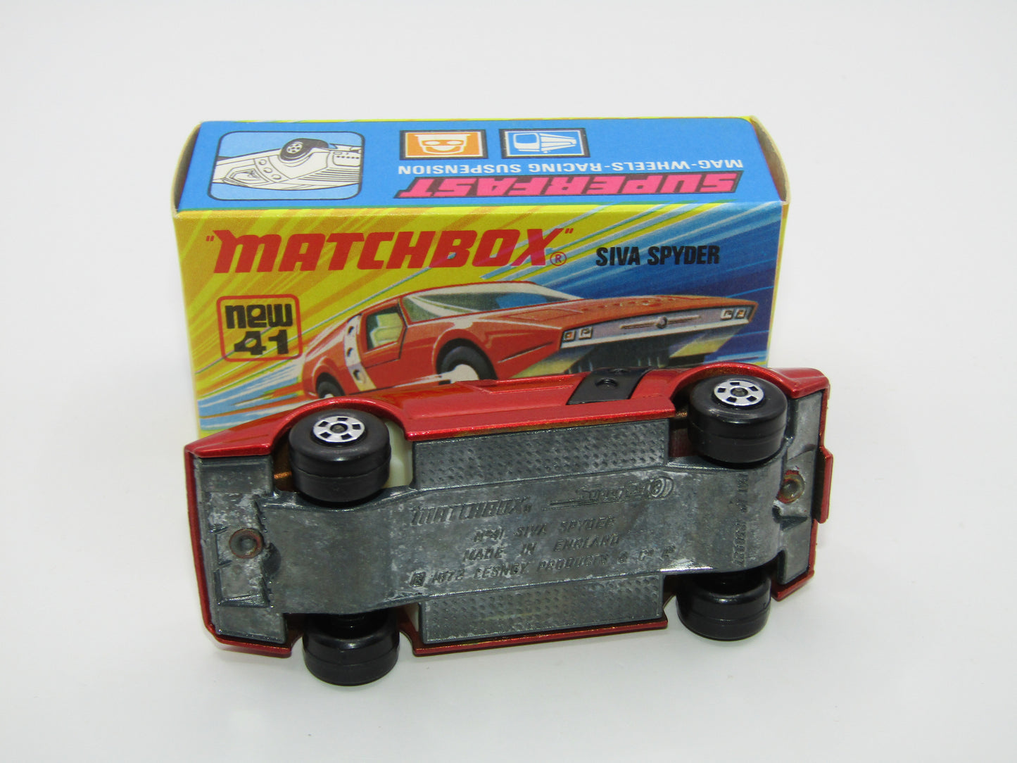 Matchbox Superfast 41B Siva Spyder Bronze IVORY Interior
