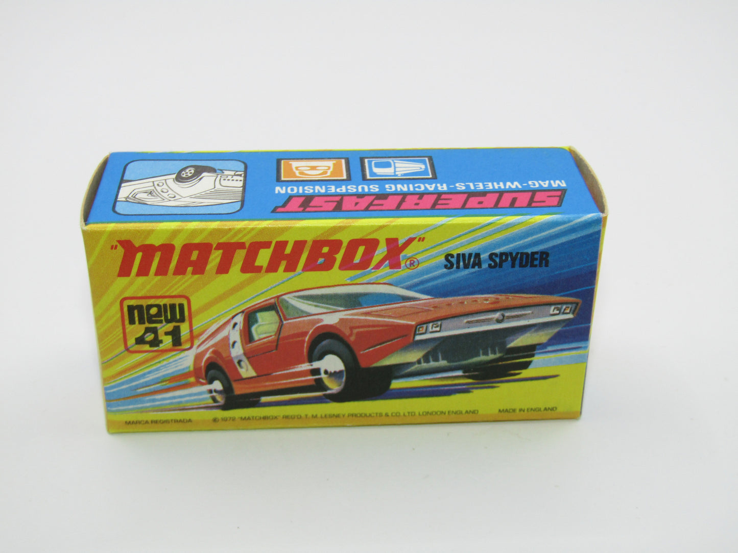 Matchbox Superfast 41B Siva Spyder Bronze IVORY Interior