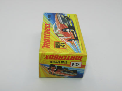 Matchbox Superfast 41B Siva Spyder Bronze IVORY Interior