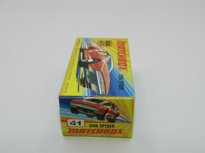 Matchbox Superfast 41B Siva Spyder Bronze IVORY Interior