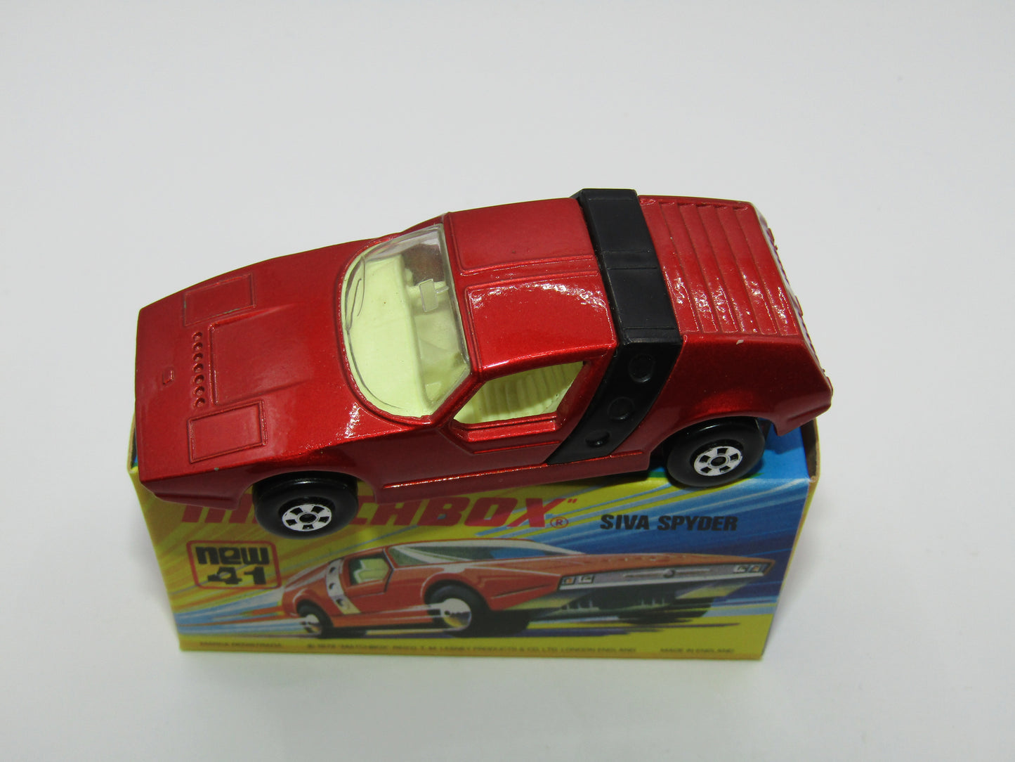 Matchbox Superfast 41B Siva Spyder Bronze WITHOUT LINES on Black Strap