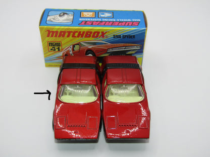 Matchbox Superfast 41B Siva Spyder Bronze WITHOUT LINES on Black Strap