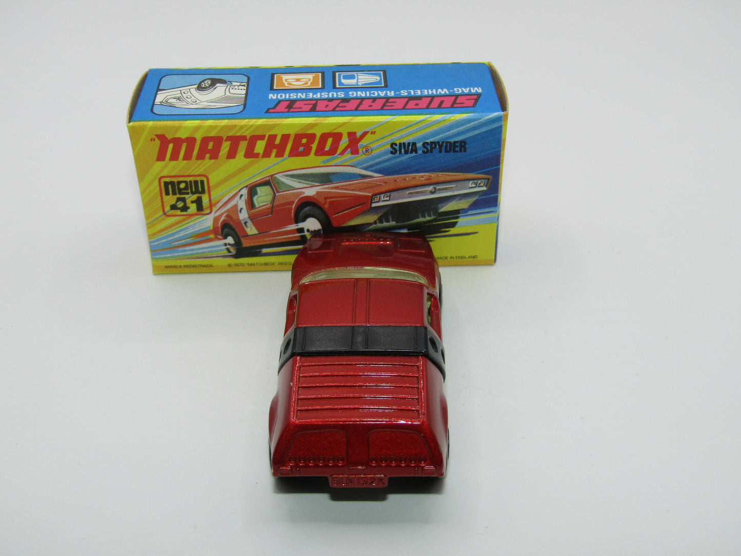 Matchbox Superfast 41B Siva Spyder Bronze WITHOUT LINES on Black Strap
