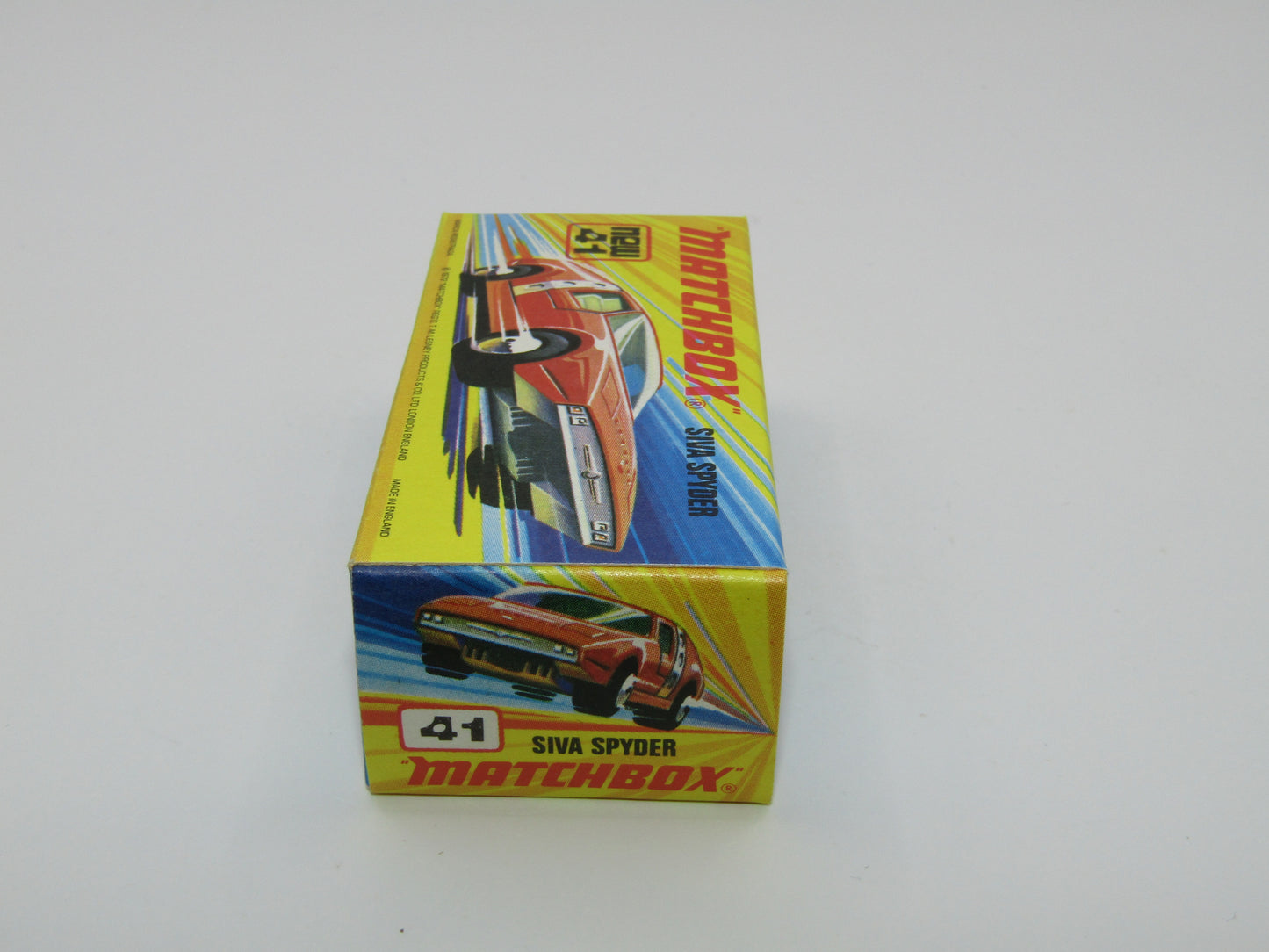 Matchbox Superfast 41B Siva Spyder Bronze WITHOUT LINES on Black Strap