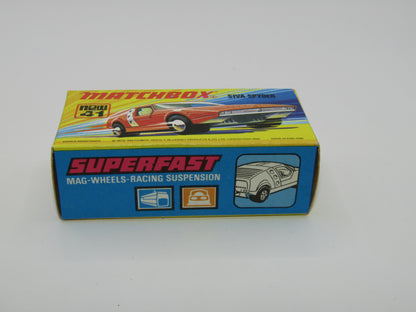 Matchbox Superfast 41B Siva Spyder Bronze WITHOUT LINES on Black Strap
