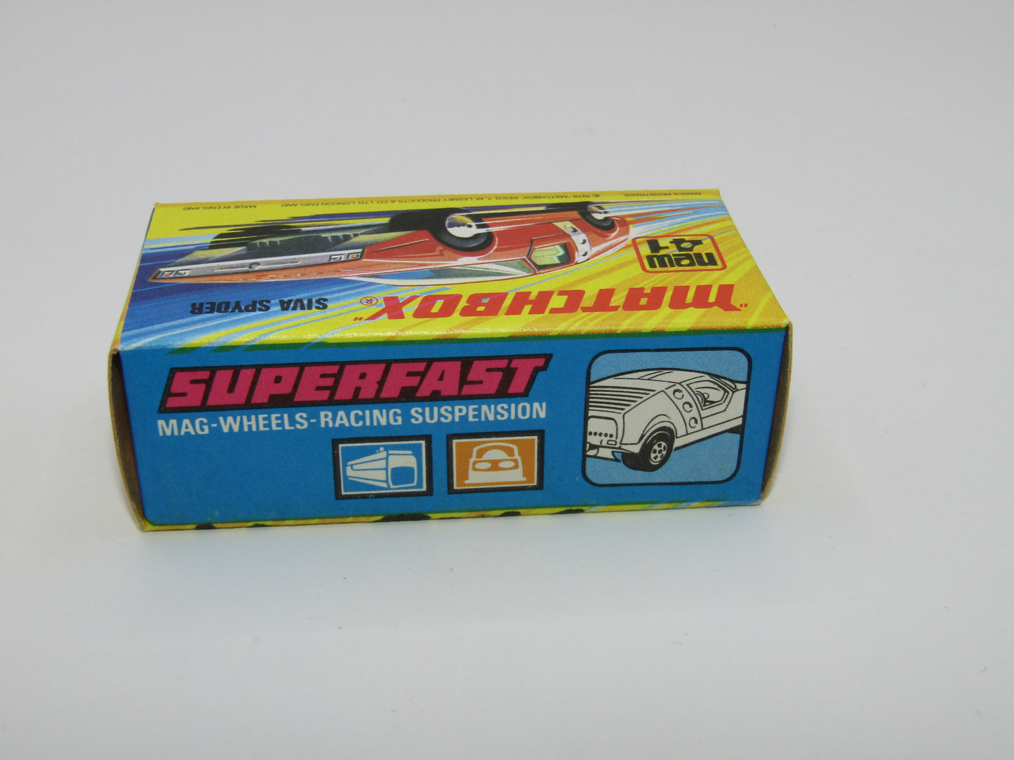 Matchbox Superfast 41B Siva Spyder Bronze WITHOUT LINES on Black Strap