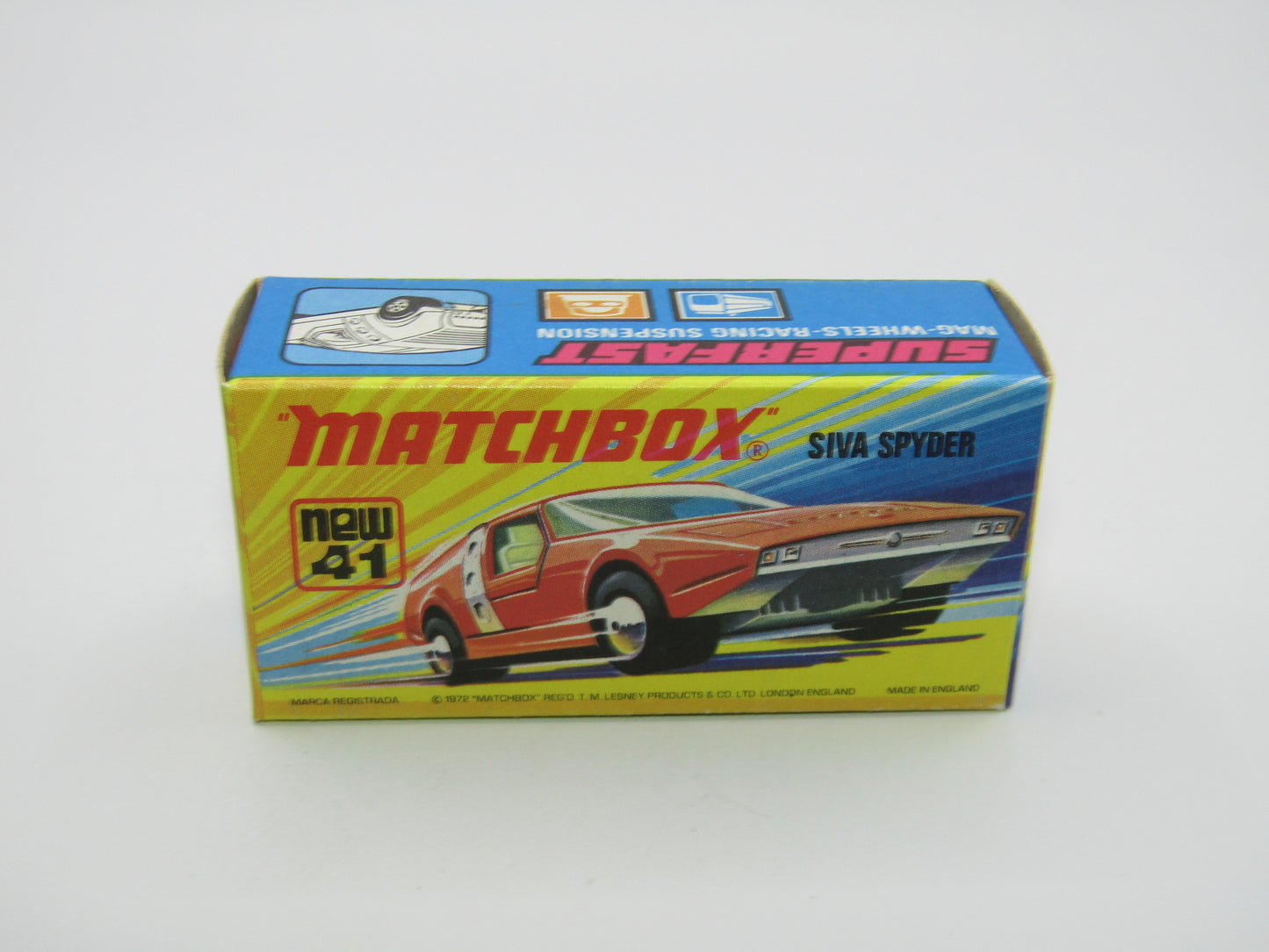 Matchbox Superfast 41B Siva Spyder Bronze NARROW 4 SPOKE Wheels