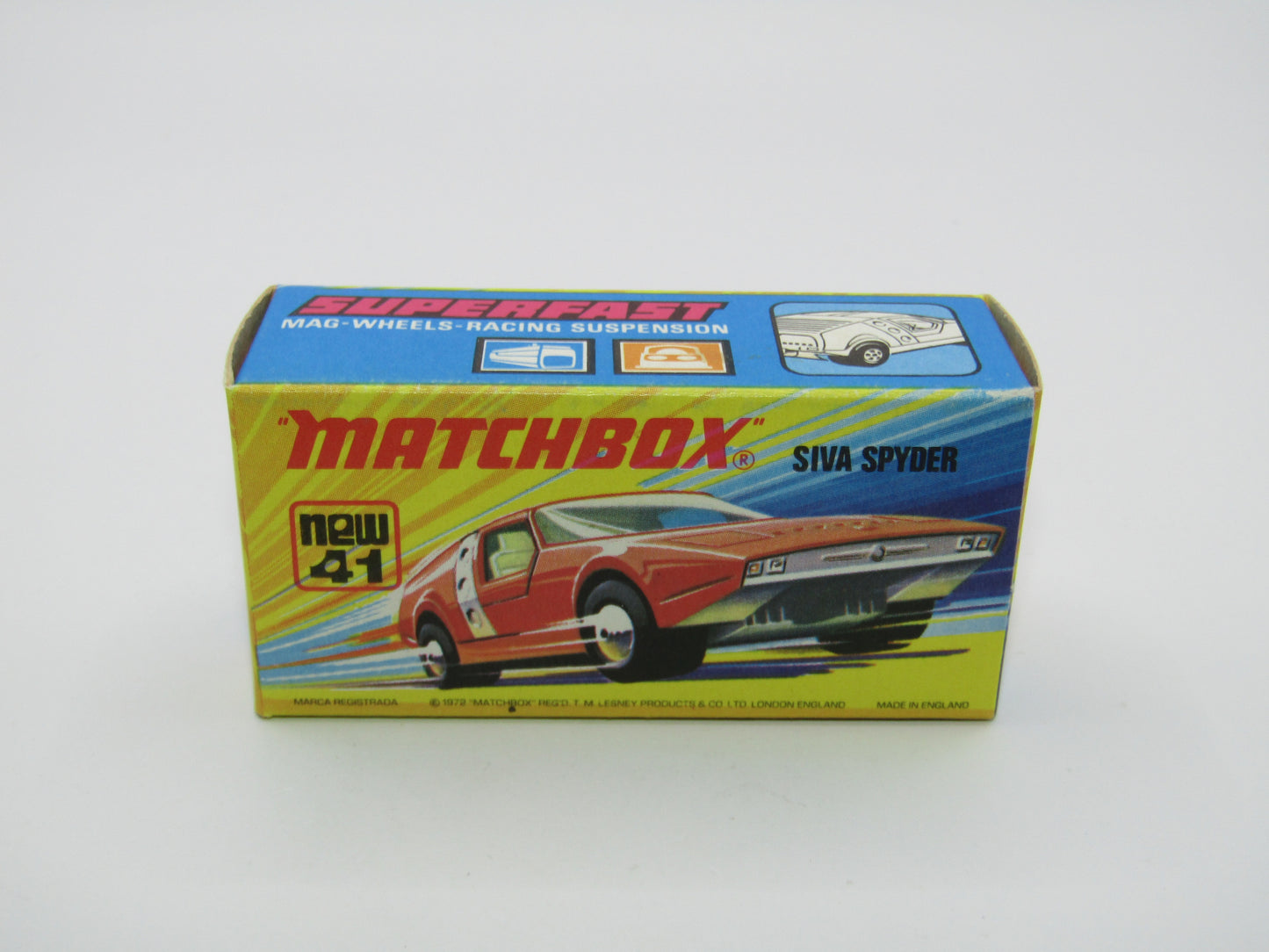 Matchbox Superfast 41B Siva Spyder Bronze NARROW 4 SPOKE Wheels