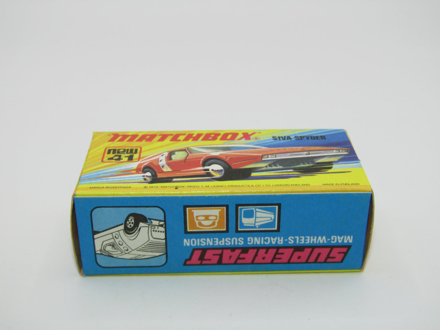 Matchbox Superfast 41B Siva Spyder Bronze NARROW 4 SPOKE Wheels