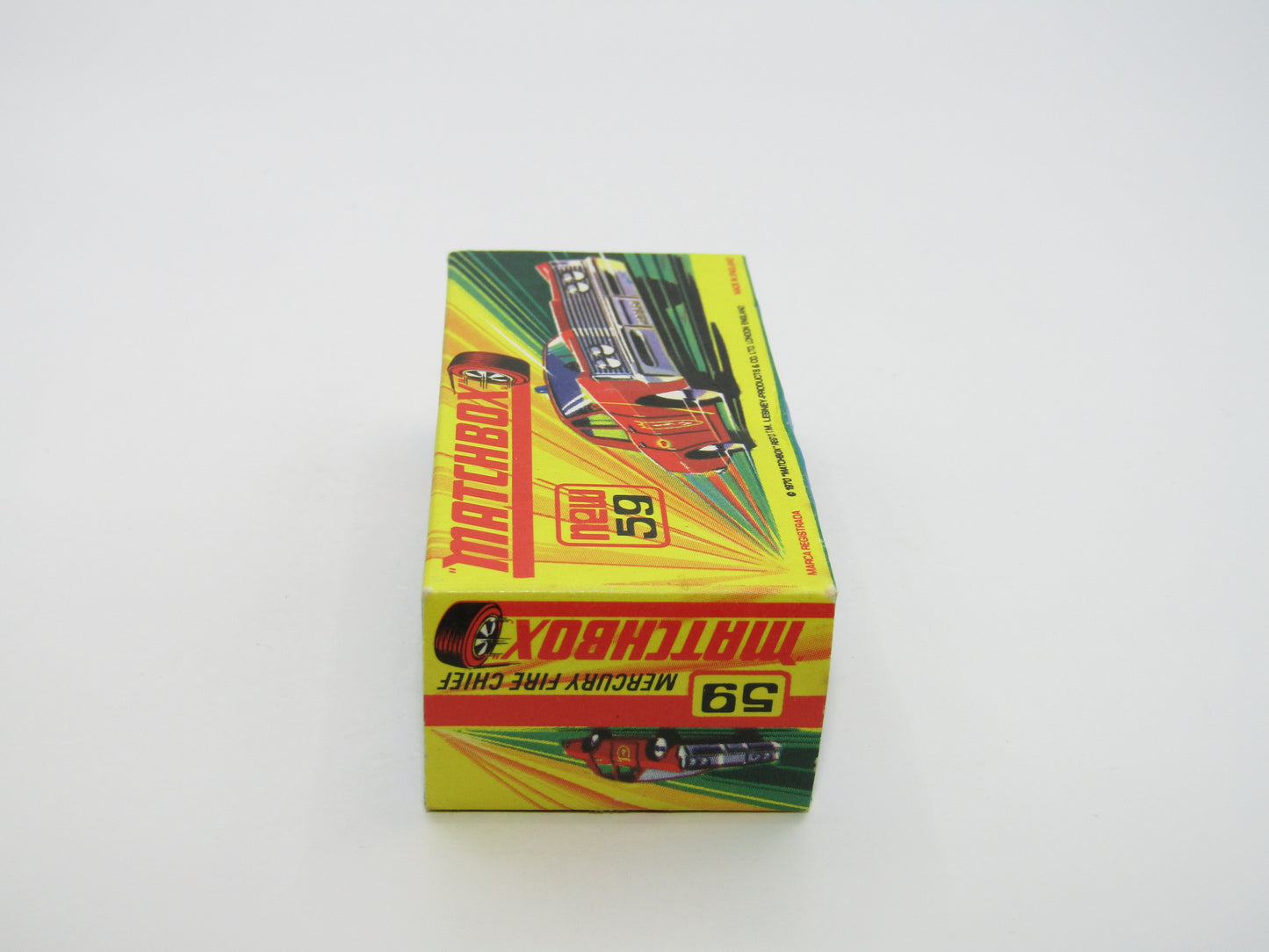Matchbox Superfast 59B Mercury Police Car DARK BLUE Windows SILVER Base