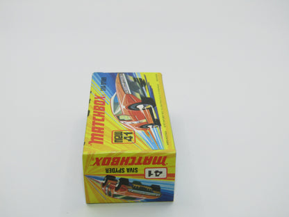 Matchbox Superfast 41B Siva Spyder Bronze CHROME STRAP